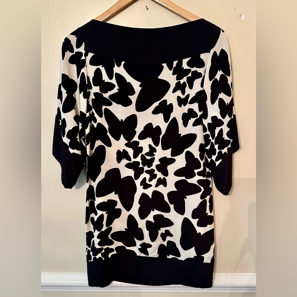 Diane von Furstenberg silk butterfly print dress. Tip Top Condition.